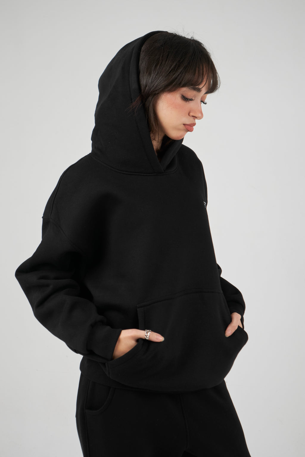 Black Oversized Hoodie