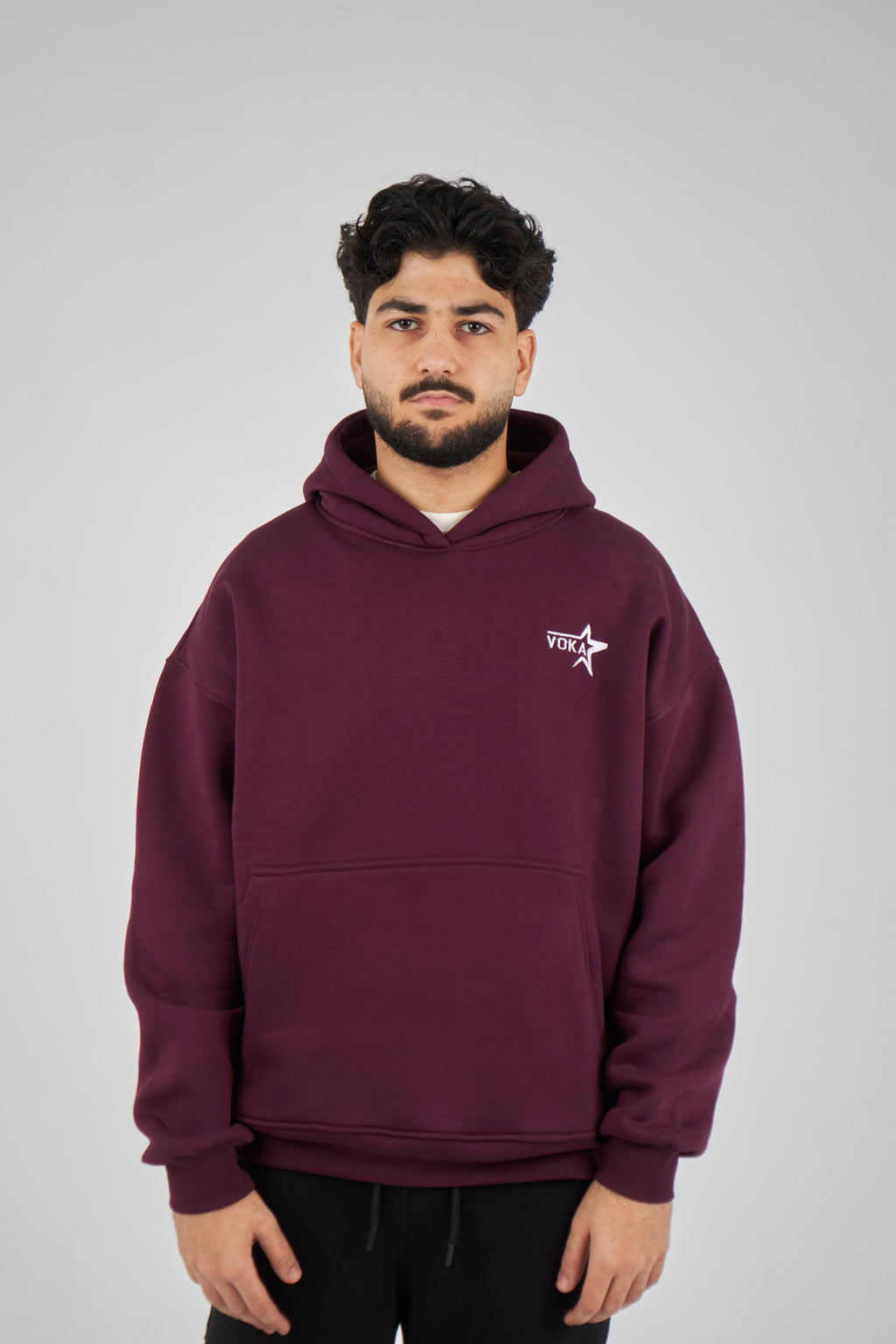 Burgundy Oversized Hoodie