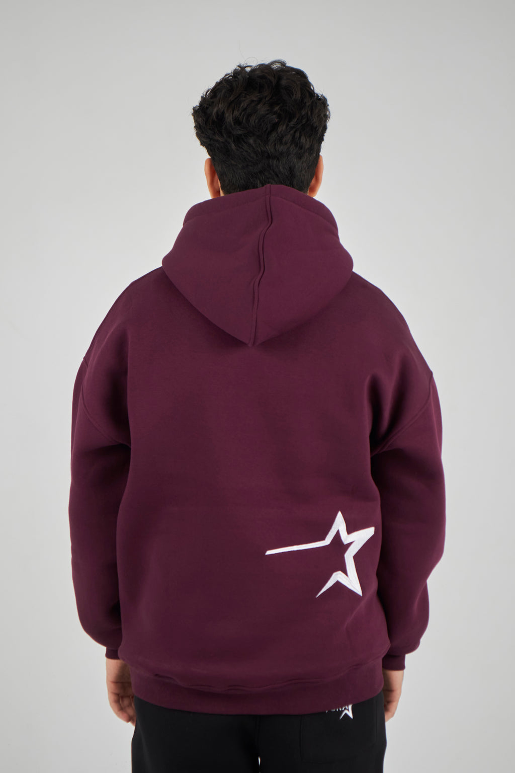 Burgundy Oversized Hoodie