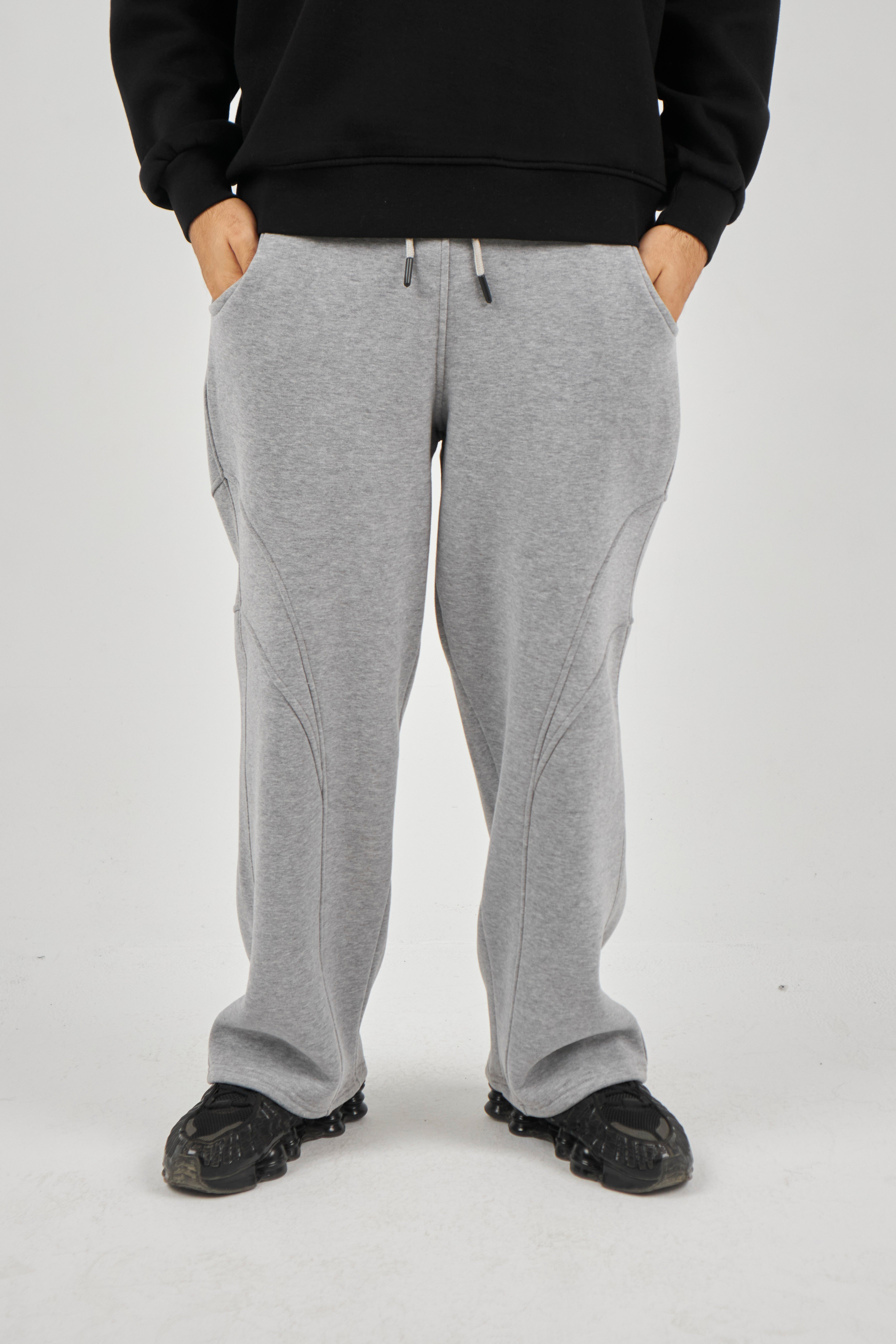 Gray Oversized Sweatpants