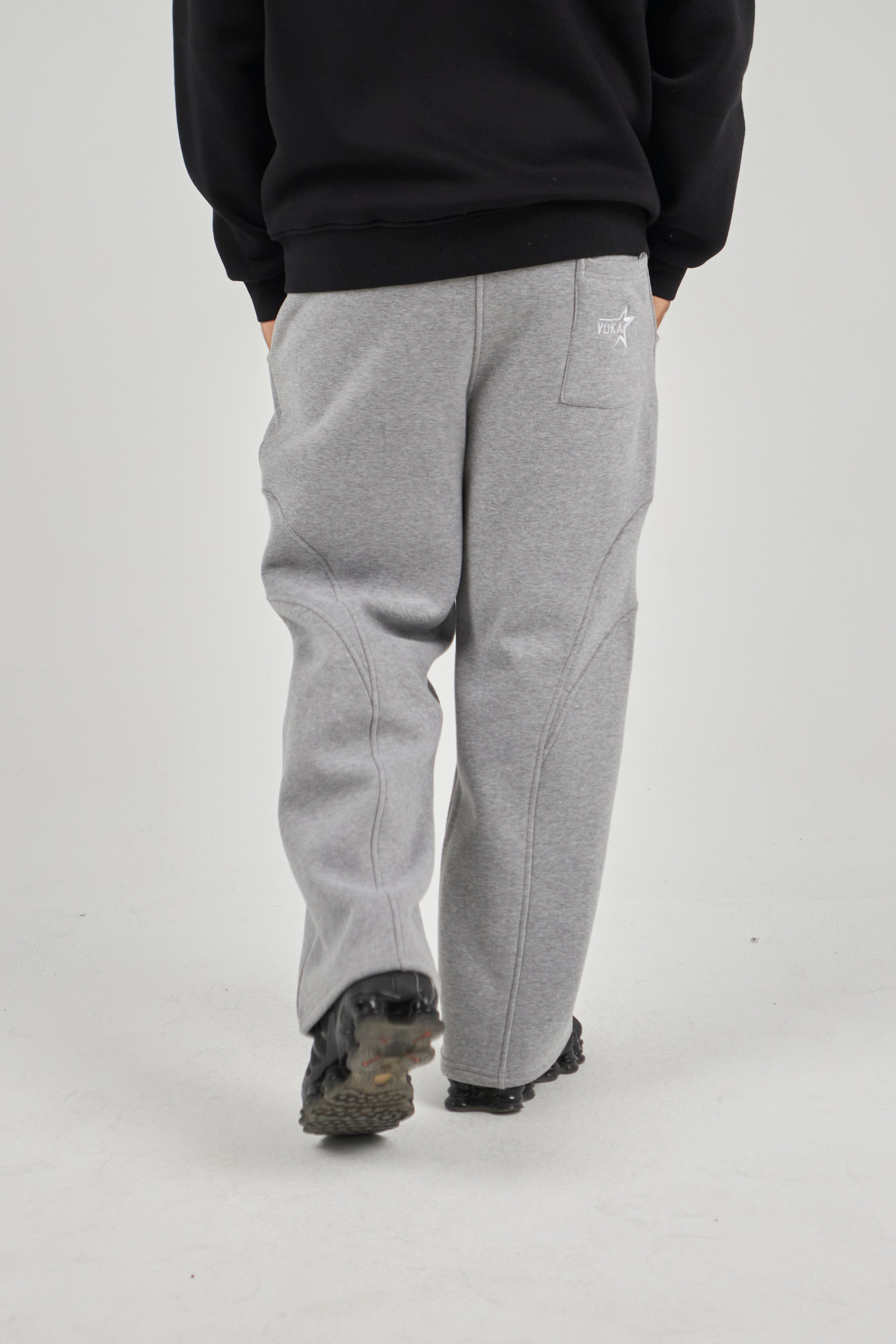 Gray Oversized Sweatpants