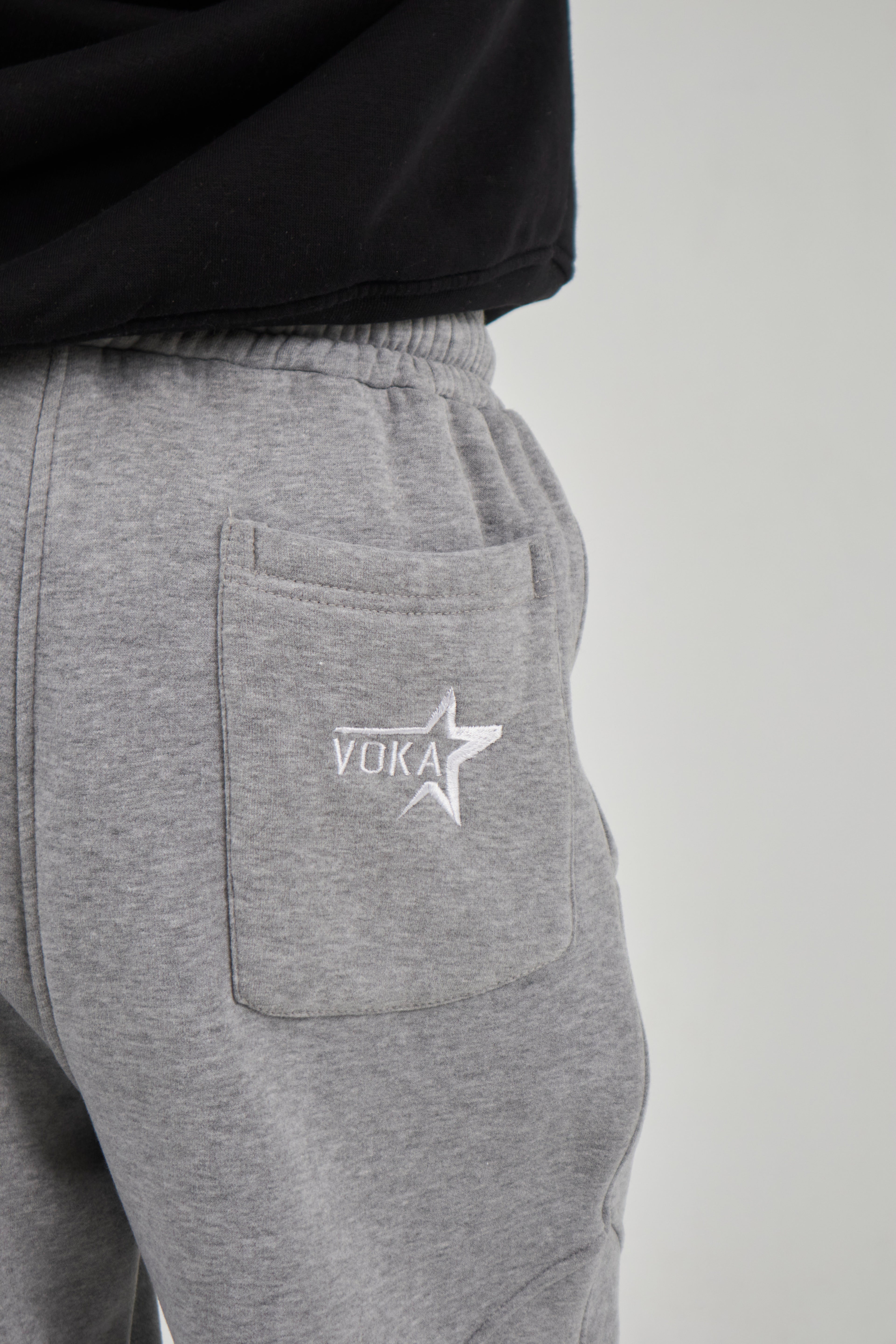 Gray Oversized Sweatpants